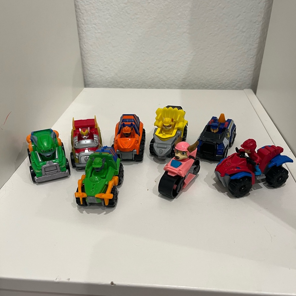 Paw patrol diecast toy cars Chase Marshall liberty rubble zuma rocky Ryder